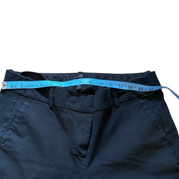 J. Crew Black Black Bi-Stretch Cameron Crop Pant - Size 12 - Picture 7 of 7